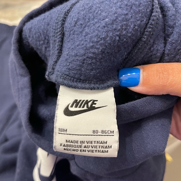Nike Blue Sweatpants Athletic Joggers - Picture 2 of 6